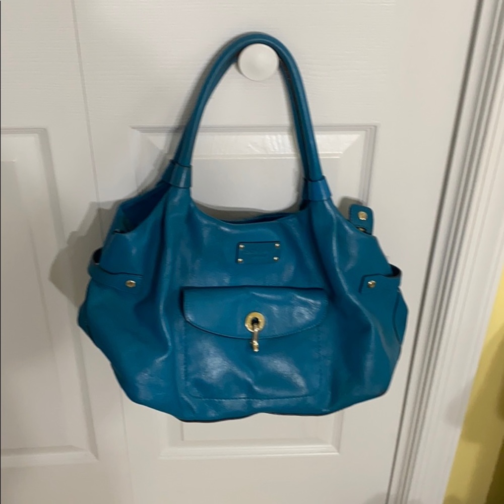 Bright blue Kate Spade shoulder bag